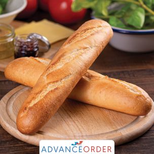 Letsdough Fully Baked Demi Baguettes (27cm)-30x125g