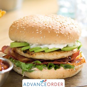 Kara 5" Seeded Burger Buns 1x48