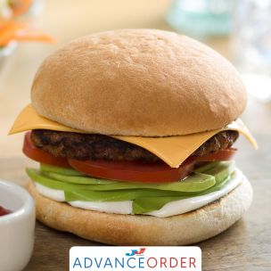 Kara 4" Plain Burger Buns-1x48
