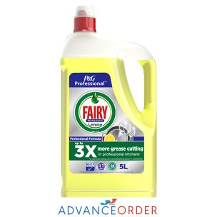Fairy Professional Washing Up Liquid Lemon 1x5L