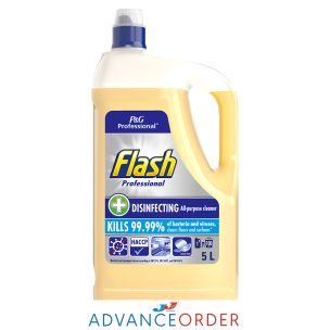 Flash Professional Disinfecting All-Purpose Cleaner Lemon 1x5L