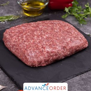 Fresh UK Halal Minced Beef Vacuum Pack 80%VL 1x2kg