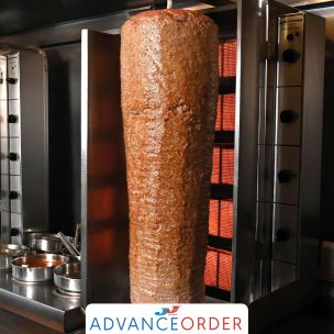 JJ Halal All Lamb Doner Kebab (20 lb)-1x9.07kg