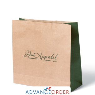 JJ "Bon Appetit" Jumbo Brown Paper SOS Bags 1x80