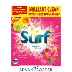 Surf Tropical Lily & Ylang-Ylang Washing Powder 80 wash 1x1