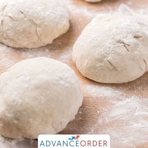 JJ 12" Large Deep Crust Pizza Doughballs (Shelf Life Extended) 20x510g