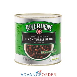 Black Turtle Beans in Water (Tin) 1x2.5kg