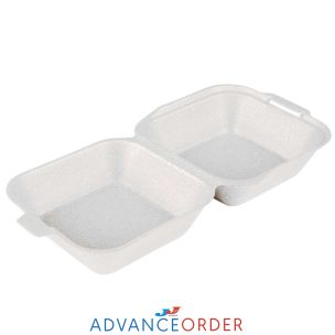 MP10 Infinity White Small Burger Boxes 130x134x65mm 1x220