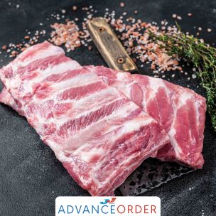 Frozen Raw Meaty Pork Belly Ribs 1x10kg
