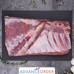 Fresh Raw Pork Belly (Bone In - Rind On)(Price Per Kg) Box Range 16-22kg