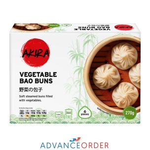 Akira Vegetable Bao Buns 16x270g