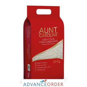 Aunt Caroline Easy Cook Long Grain Rice 1x20kg