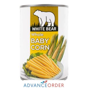 White Bear Baby Corn (Thai)-24x425g