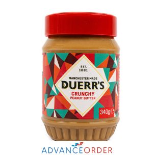 Duerr's Crunchy Peanut Butter 6x340g