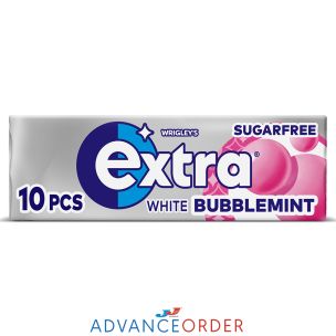 Extra White Bubblemint (Sugar-Free Gum) 30x10pieces