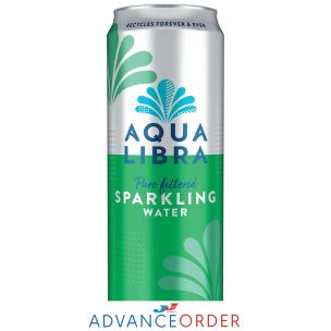 Aqua Libra Sparkling Water Cans 24x330ml