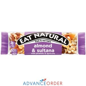 Eat Natural Almond & Sultana with Peanuts & Apricots Bars 12x40g