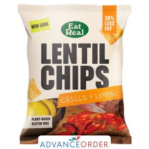 Eat Real Lentil Chilli & Lemon Chips 18x40g
