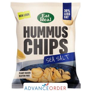 Eat Real Hummus Sea Salt Chips 18x45g