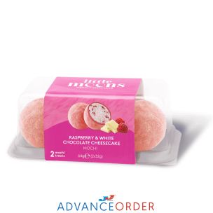 Little Moons Raspberry & White Chocolate Cheesecake Mochi 30x2x32g