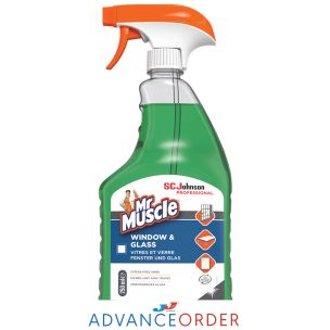 Mr Muscle Professional Window & Glass Cleaner Spray 1x750ml