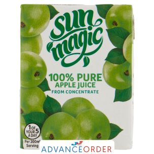 Sunmagic Pure Apple Juice 24x200ml