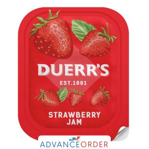 Duerrs Strawberry Jam Portions 100x20g