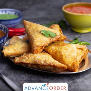 Halal Large Cooked Lamb Samosas-15x120g