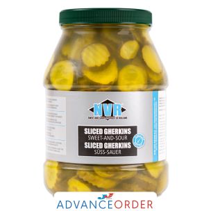 NVR Dill Chips Sliced Gherkins (Plastic Jar) 1x2.4L