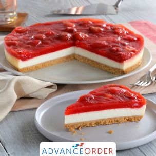 Mademoiselle Strawberry Cheesecake (uncut) -1x1.2kg