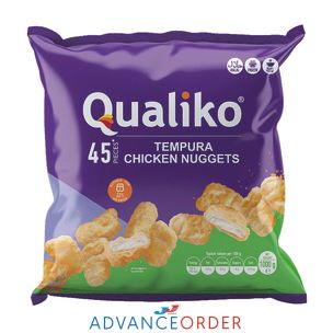 Qualiko IQF Halal Battered Crispy Chicken Nuggets-1x1kg