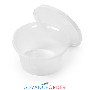4oz Microwave Plastic Cups with Lids - 1x400