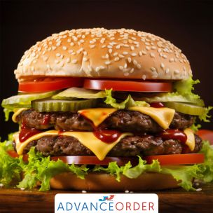 Paragon Halal Superior Beef Burger (4oz) 48x113g