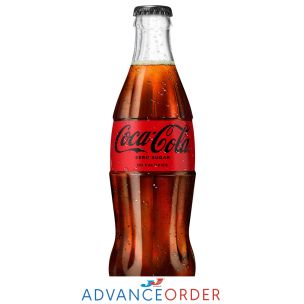 Coca-Cola Zero Sugar Glass Bottles -(GB)-24x330ml