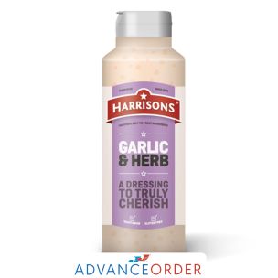 Harrisons Garlic & Herb Sauce Bottle 6x1L