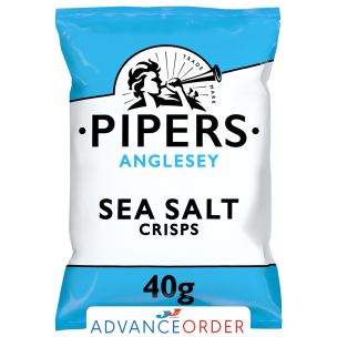 Pipers Anglesey Sea Salt Crisps 24x40g