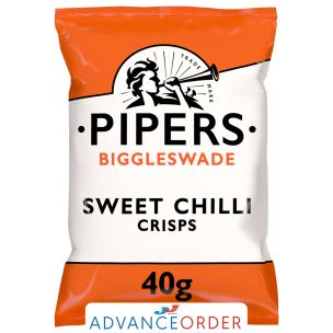 Pipers Biggleswade Sweet Chilli Crisps 24x40g