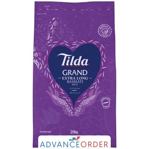 Tilda Grand Extra Long Basmati Rice 1x20kg