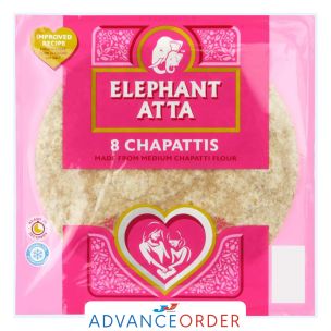 Elephant Atta 8" Chapattis 12x8