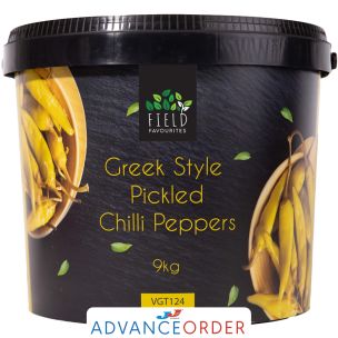 Field Favourites Greek Style Pickled Chilli Peppers 1x9kg