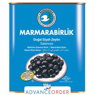 Marmarabirlik Super Black Olives 261-290 Tin 1x10kg