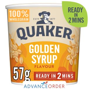 Quaker Oat So Simple Golden Syrup Porridge Pots 8x57g