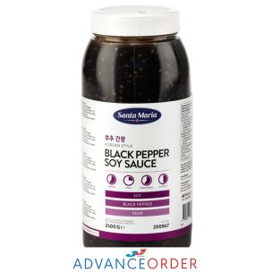 Santa Maria Korean Style Black Pepper Soy Sauce (Single) 1x2500g