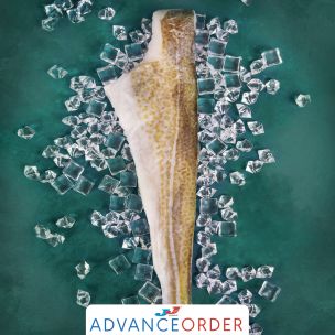 JJ MSC Wild Caught Skin on Boneless Cod Fillets (8-16oz) 2x6kg