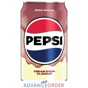 Pepsi Cream Soda Cans (GB) 24x330ml