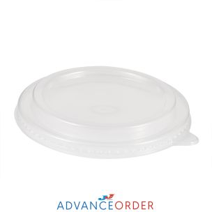 24oz/750ml Round Kraft Bowl Lids (Bowl Ref CON238) 1x240