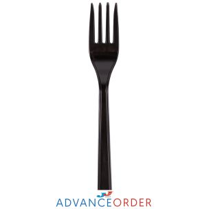 Black Premium Reusable Heavy-Weight Fork 10x100