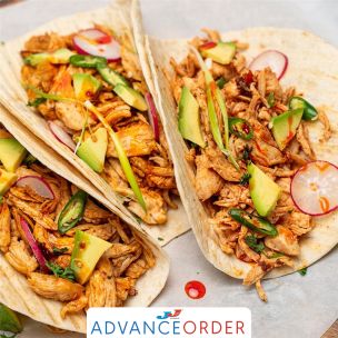 IQF Halal Steam Cooked Shredded Chicken 4x2.5kg