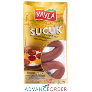 Yayla Halal Kangal Sucuk-(Turkish Sausage)-Extra Quality-1x1kg