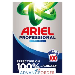 Ariel Professional Powder Detergent Regular 5.5kg 100 Washes 1x1